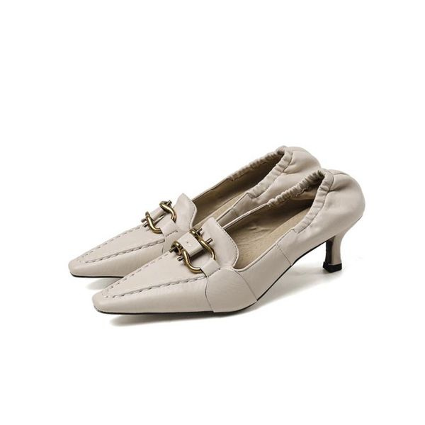 

dress shoes 2021 size 34-48 luxury women italian heels 6cm toe ladies pointed wedding party with matching bags 25-3, Black