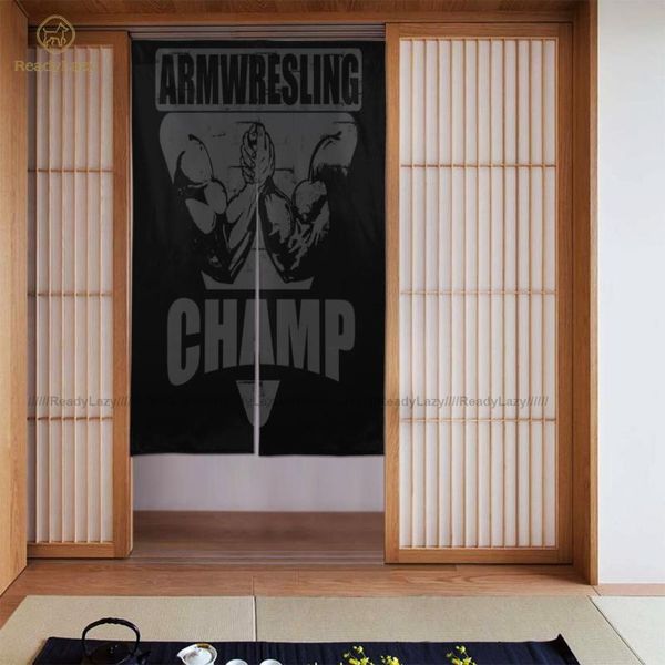 

armwrestling curtains retro winter door curtain double partition & drapes