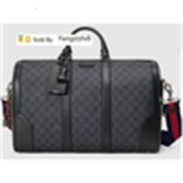 

yangzizhi8 shoulder carry-on duffle 474131 men messenger bags soft belt bag totes portfolio briefcases, Black;red