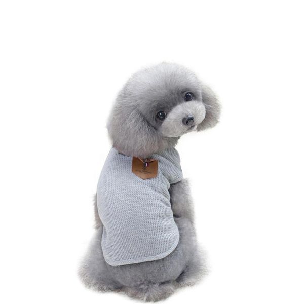 

dog apparel t shirt vest cotton spring pet clothing for small dogs chihuahua sweatshirt summer solid pocket clothes