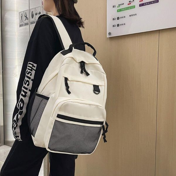 

backpack yixiao women's nylon waterproof school bags for teenagers girls high capacity female rucksack mochila