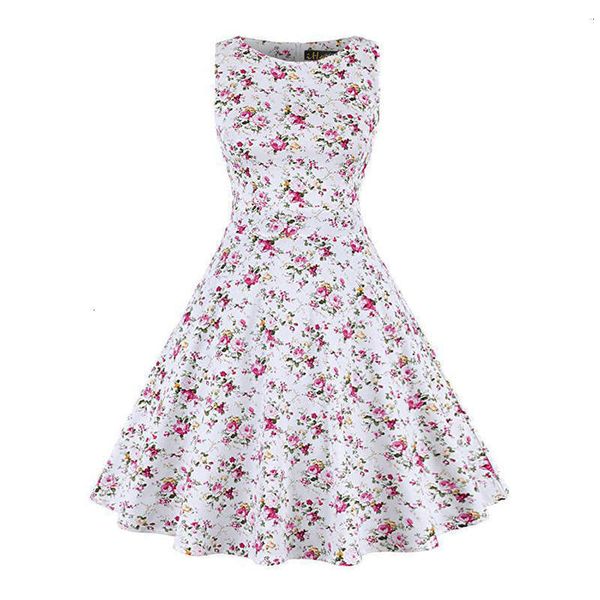 

skirt casual dresses 50s hepburn print slim dress, Black;gray