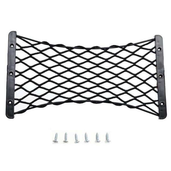 

accessories cargo car storage mesh nylon universal fixed rear trunk elastic net for fire extinguisher luggage protection side organizer