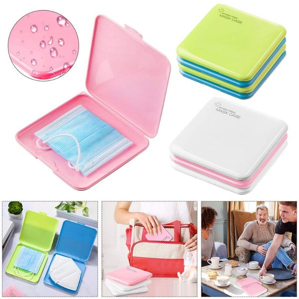 

storage bags portable saves masks box student mask temporary folder save case organizer dustproof