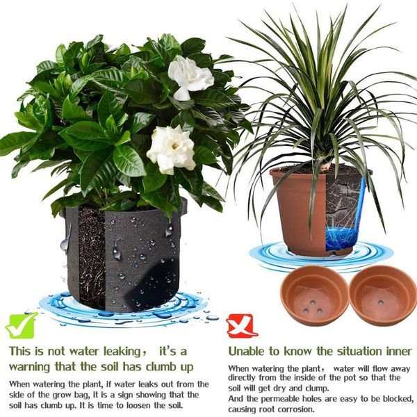 

planters & pots planting belt plant grow bag creative practical black nonwoven balcony spring sweet potato tomato