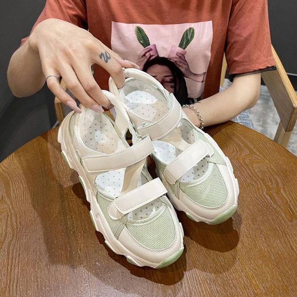 

sandals summer chunky for women fashion platform sandal ladies baotou casual wedges female sports vb267 kk5m, Black