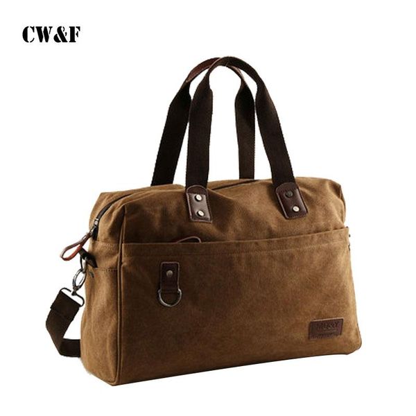 

duffel bags canvas shoulder travel bag tide male