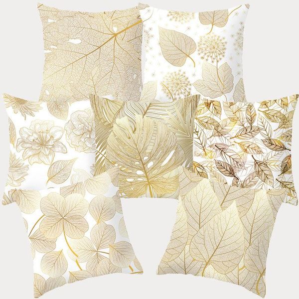 

cushion/decorative pillow tropical leaf flower green yellow pillowcase polyester cushion cover throw decorative cushions home decor covers