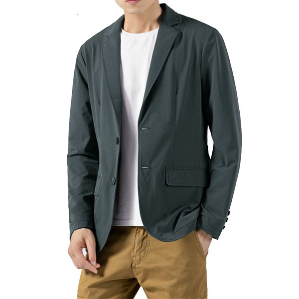 

men thin fashion blazer man suit short jacket homme outerwear, Black;brown