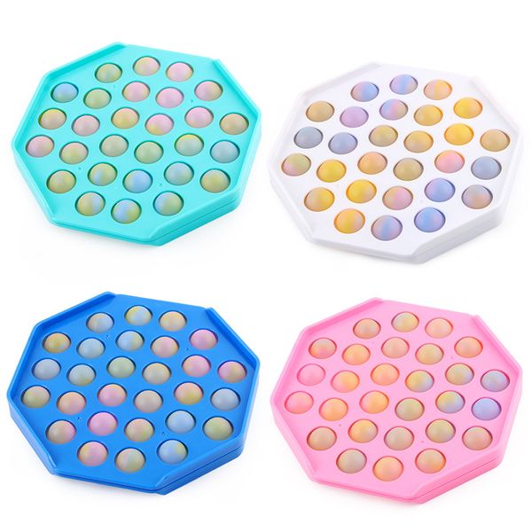 

decompression fidget toys silica gel educational push bubble sensory anxiety stress reliever kids mental arithmetic intelligence toy