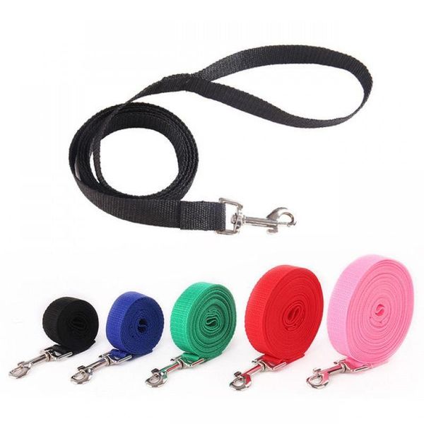 

dog collars & leashes 2cm width leash pink black red 1.2m 1.5m 1.8m 3m 5m 6m 7m pet lead green for 9m 10m running