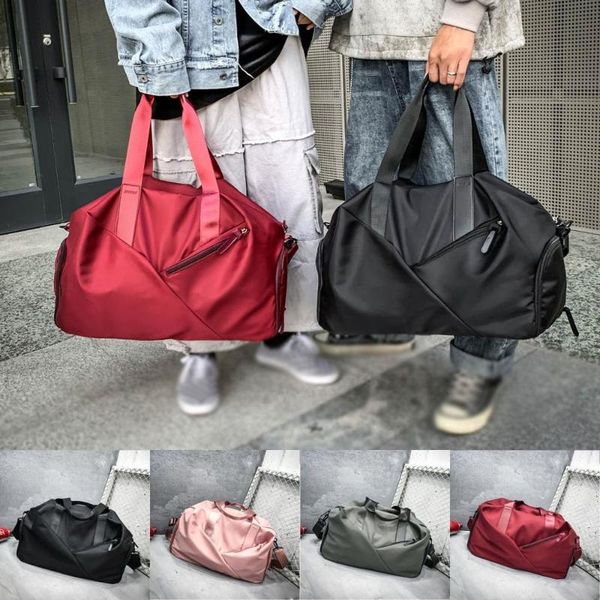 

duffel bags fitness portable bag wet dry separation waterproof luggage travel 2021