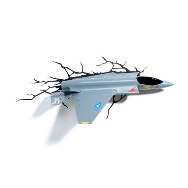 

wall lamp 3d lamps jet plane room decor bedside led novelty night lights toy gift decoration murale chambre aplique pared wandlamp