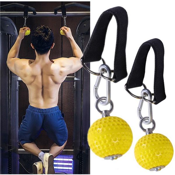 

fitness balls 1 pair climbing pull up power ball non-slip hold grips strength muscle training goals excercise workout from home