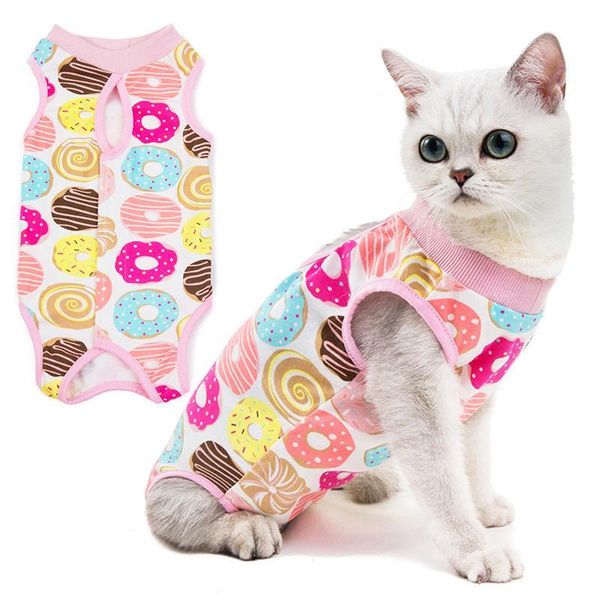

cat costumes outfit cute fashion ventilate cotton recovery suit wear cloth