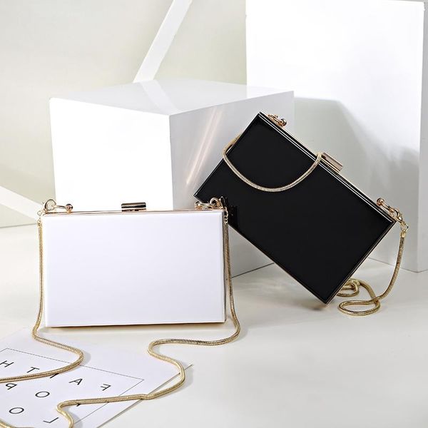 

2020 catwalk small dinner bag female square simple new foreign clutch trade uaxvu