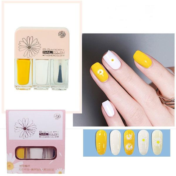 

nail polish odorless baking 3 bottles of small daisy applique glue jelly ink