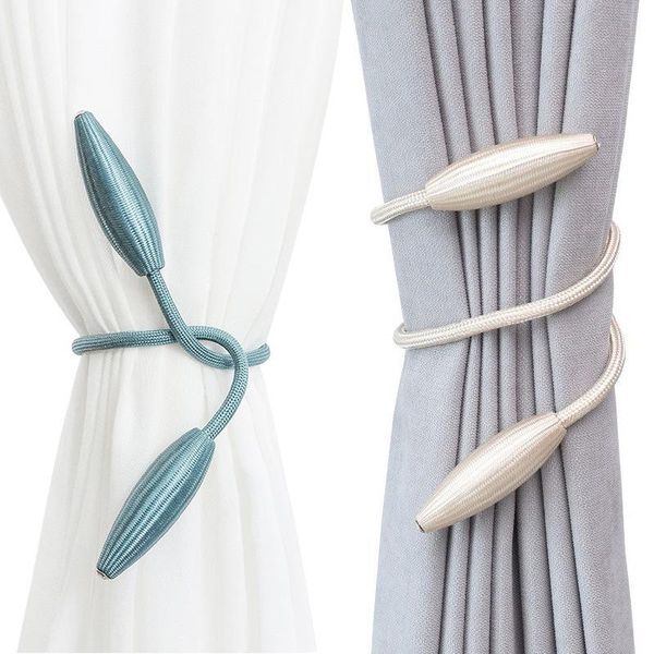 

other home decor 2pcs curtains of any shape are tied back plush alloy sling rope curtain fixing buckle rod decoration accessories