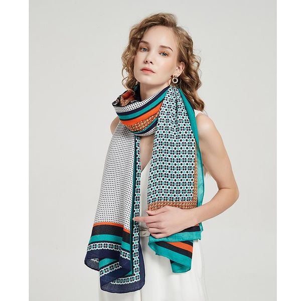 

scarves women scarf shawls lady wraps soft decorative for heair bags girl bufanda seda mujer cabello bolsa echarpe ete soie, Blue;gray