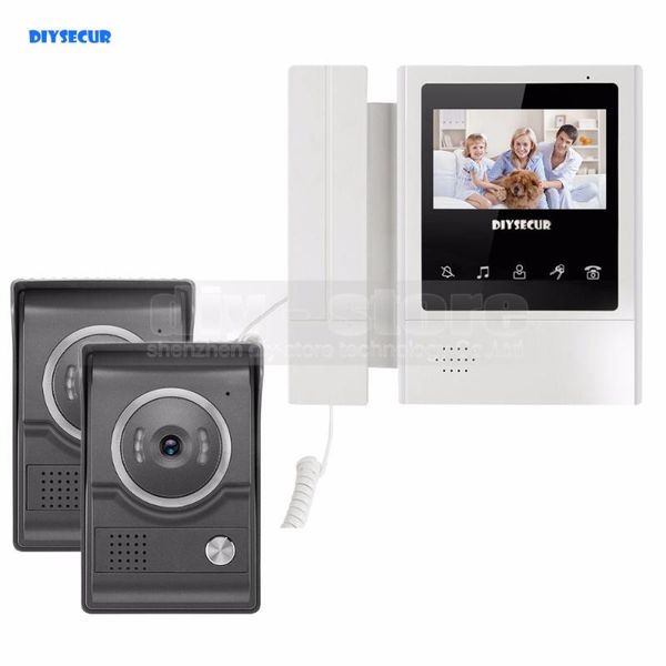 

4.3inch handheld video intercom door phone waterproof 700tv line ir night vision hd camera 2v1 phones