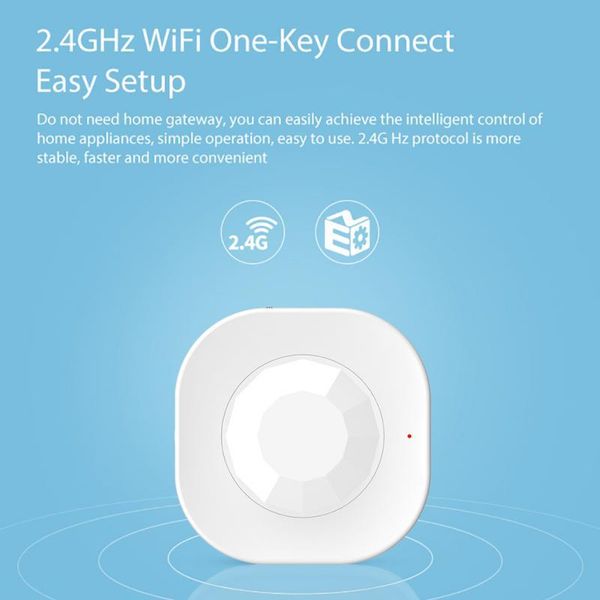 

tuya wifi pir sensor motion wireless infrared detector security burglar alarm smart life app control usb automation modules
