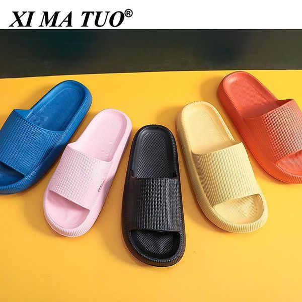 

slippers women thick platform, Black