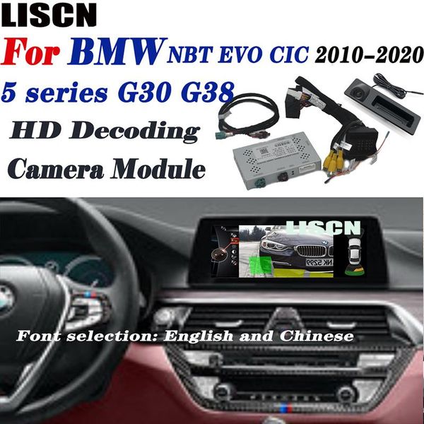 

car rear view cameras& parking sensors reversing camera for 5 series g30 g38 nbt evo cic2010~2021 front / interface adapter/ backup impr