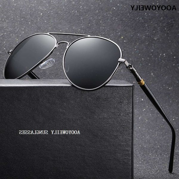 

sunglasses sunglasses luxury polarized driving men women brand designer male vintage black pilot sunglasses uv400