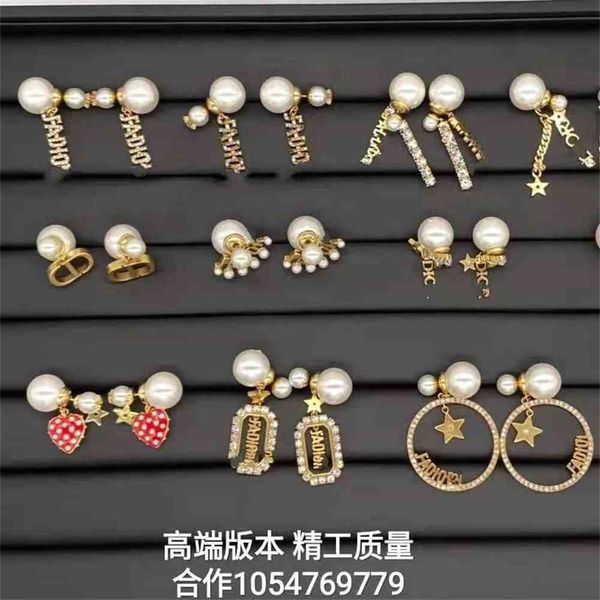 

special offer 2021 luxury designer jewelry / autumn and new letter earrings for women, Silver
