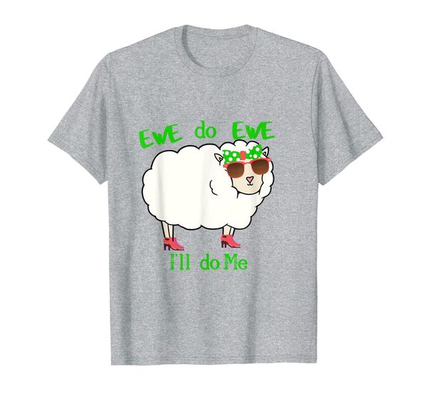 

funny ewe sheep lamb shirt farm animal men women you do you t-shirt, White;black