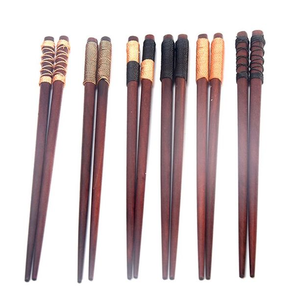 

chopsticks chinese durable handmade natural chestnut wood chopstick sets
