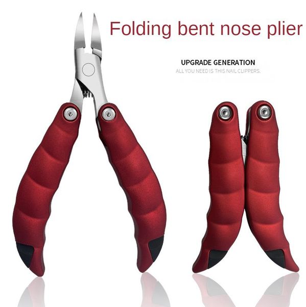 

nail art kits toe clippers stainless steel clipper set folding olecranon pliers, multifunctional clippers, ingrown pliers