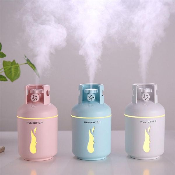 

fragrance lamps 2021 gas tank mini humidifier essential oil diffuser cool usb car home silent mist #2a08