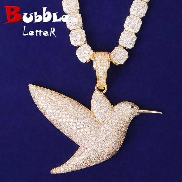 

chains bird pigeon pendant gold color women hip hop jewelry, Silver