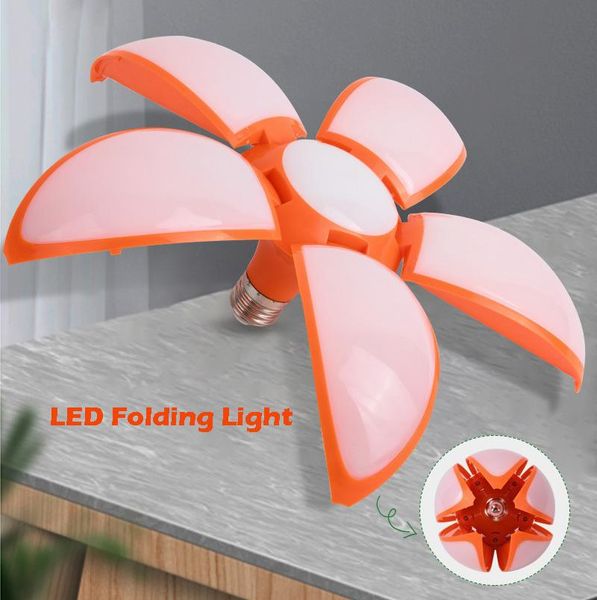 

table lamps 50w portable deformable led lights lotus night folding indoor lamp for bedroom living room factory garage