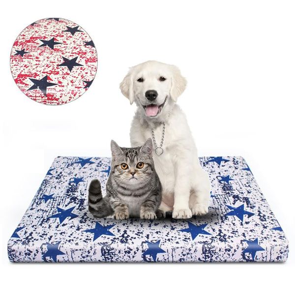 

kennels & pens soft pet dog/cat bed mat dog cushion sofa house for dogs cats kennel pad comfortable filling sponge camas para perros