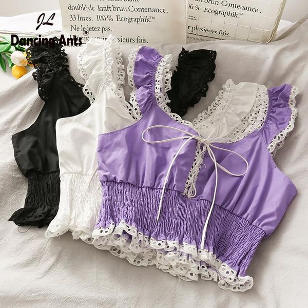 

tank women strap sleeveless lace patchwork french chic fashion casual elegant female teedrop women's tanks & camis, White