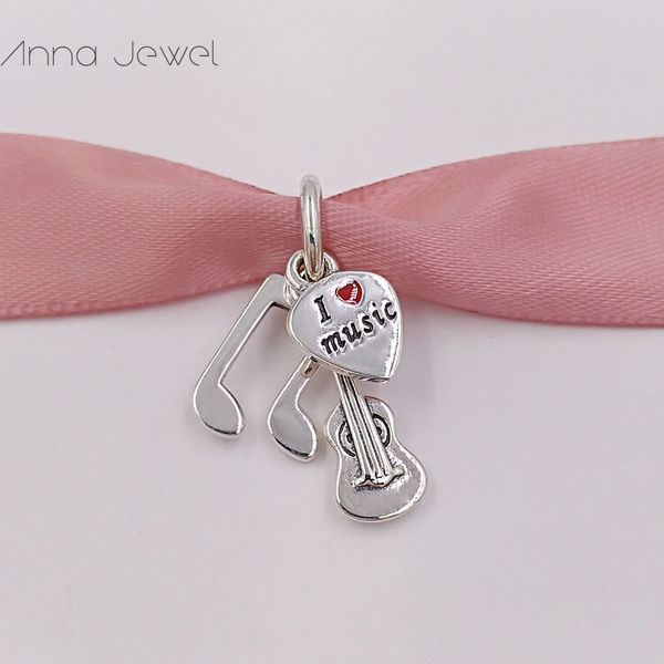 DIY Charms Perlen für Jasmin Schmucksets Herstellungsset MUSIC TRINITY Pandora 925 Sterling Silber Armband Damen Herren Armreif Halskette Anhänger Geburtstagsgeschenke 791504EN09