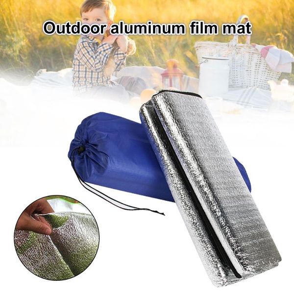 

outdoor pads ultralight waterproof camping mat picnic blanket beach mattress sleeping pad aluminum foil eva foam for dinner