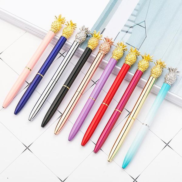 

ballpoint pens pineapple pen cool metal for school office writing stationery, Blue;orange