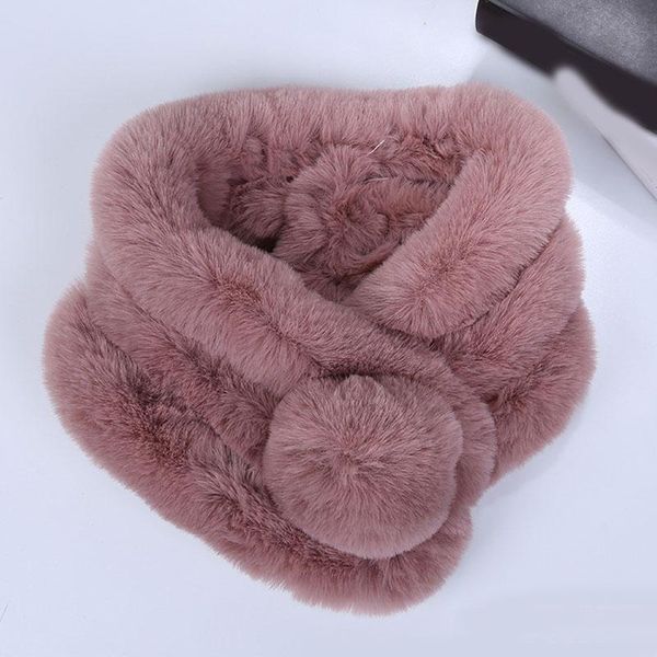 

scarves 2021 female women winter imitation faux fur warm scarf fashion luxury thicken grass tippet drop ship, Blue;gray