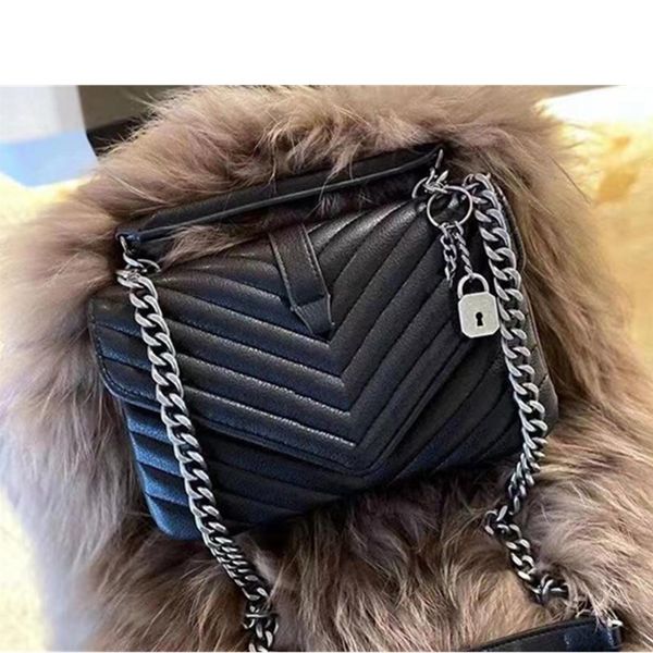 

2021 fashion one-shoulder messenger bag big brand classic lock design chain package women luxurys designers bags