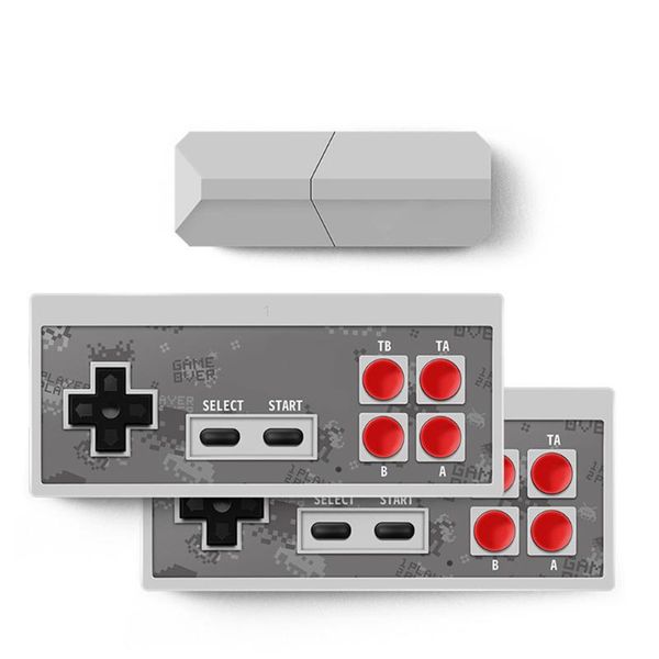 

game controllers & joysticks y2 p 4k video console built in 621 mini retro wireless controller -output dual players