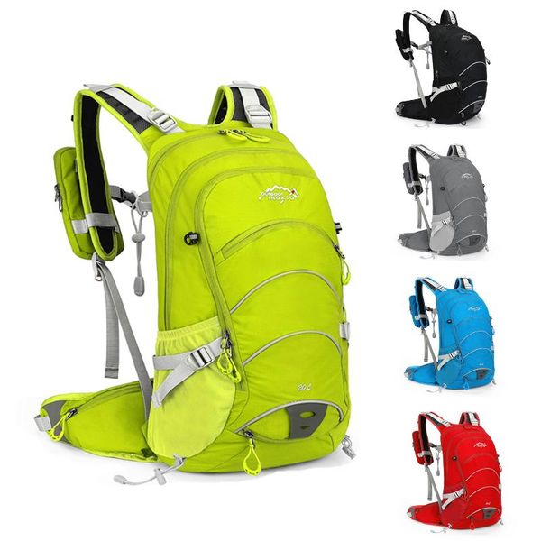 

outdoor bags mountaineering backpack 20 liters men's and women's sports bag waterproof camping hiking with rain cover