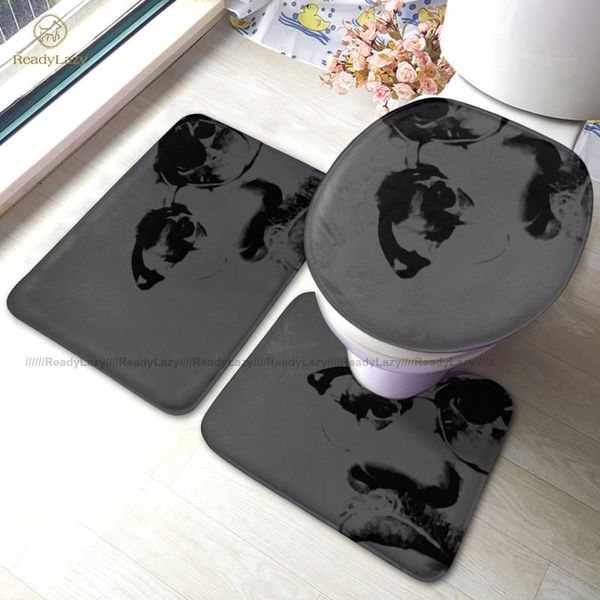 

preacher bath mat modern polyester 3 piece bathroom set shower anti-slip rug mats