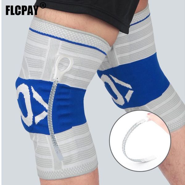 

silicone spring knee pads pat bone inner support compression sports running basket for elbow &, Black;gray
