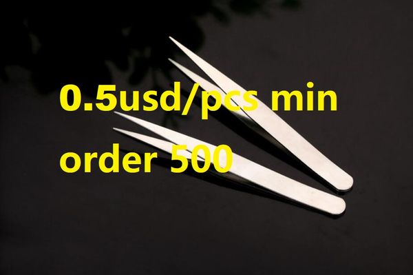 

stainless steel straight head / curved tweezers nipper for phone repairment diy