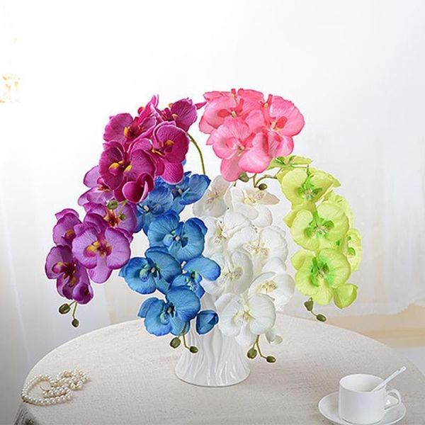 

decorative flowers & wreaths 1pcs special offer stylish butterfly orchid artificial flower family party decoration fake for home wedding dec