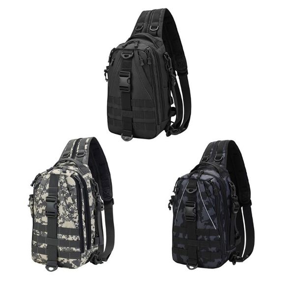 

outdoor bags hiking military tactical shoulder bag camouflage backpack fishing tackle equipment waterproof crossbody