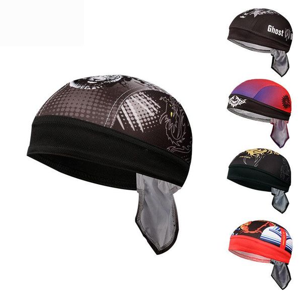 

dragon tiger pirate hat cycling outdoor sports headscarf mountain road bike caps & masks, Black